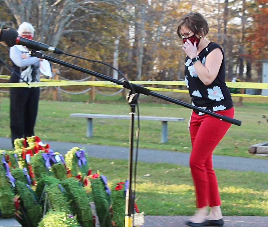 Wreaths in memory of loved ones